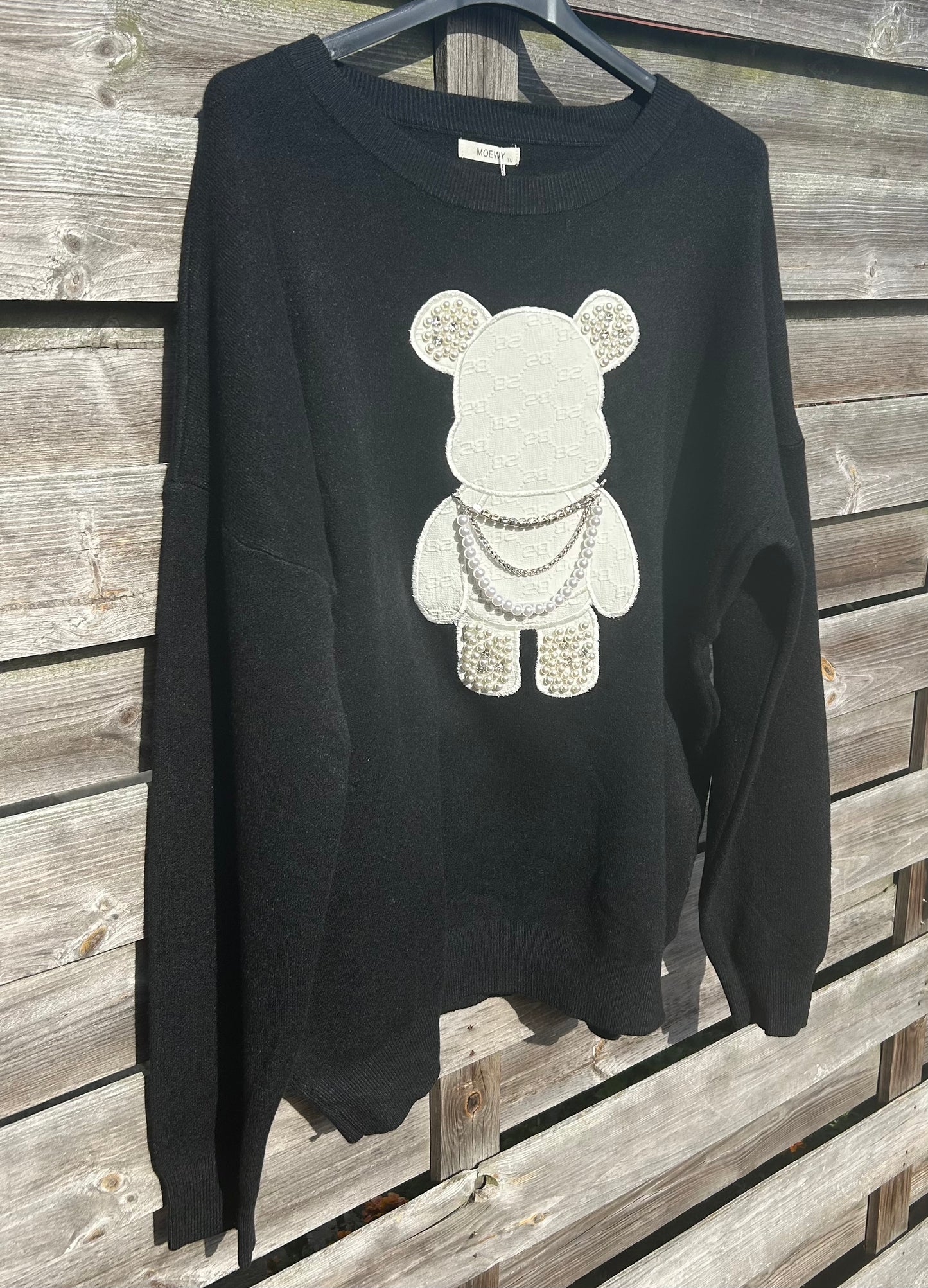 Beer ketting trui