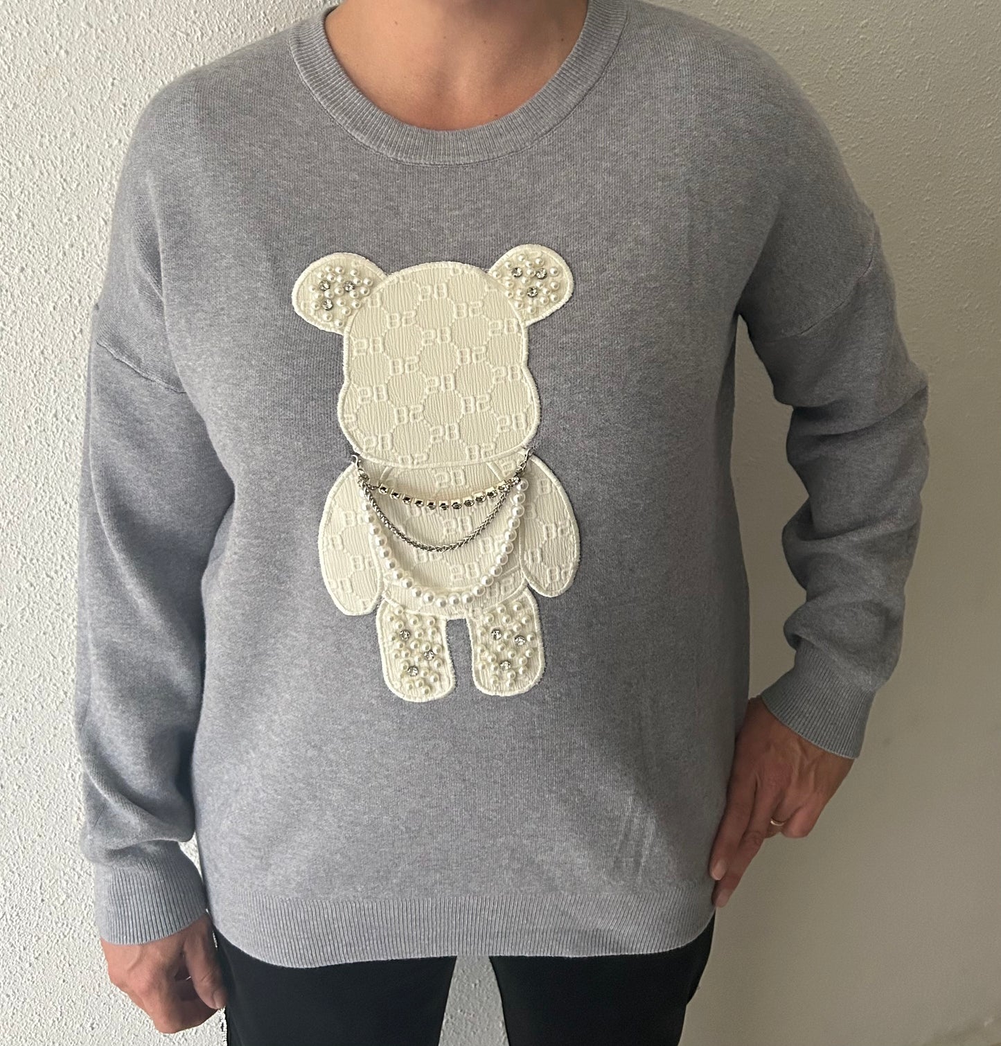 Beer ketting trui
