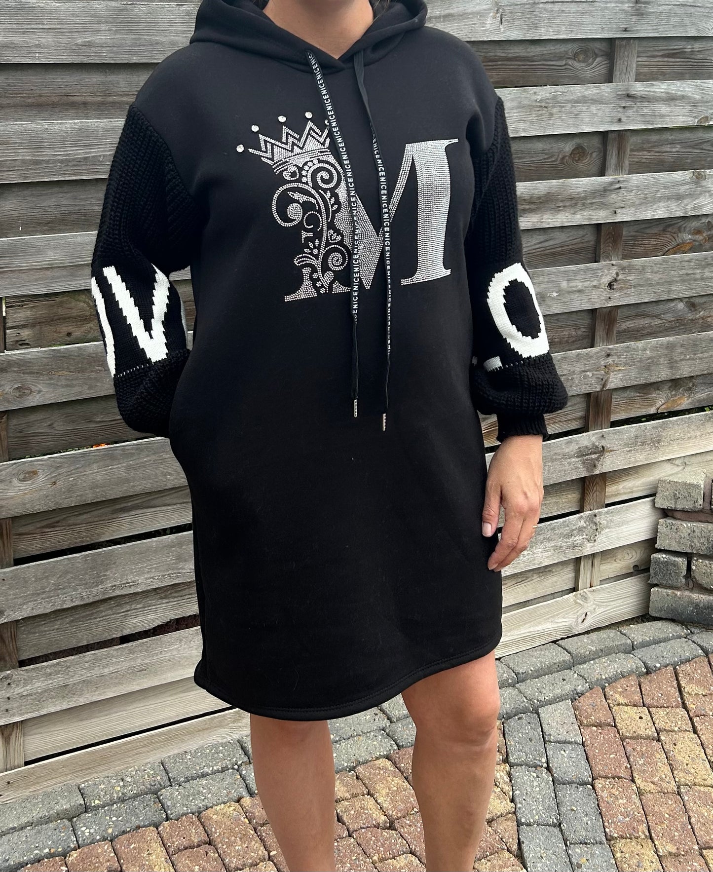 M glitter trui/tuniek