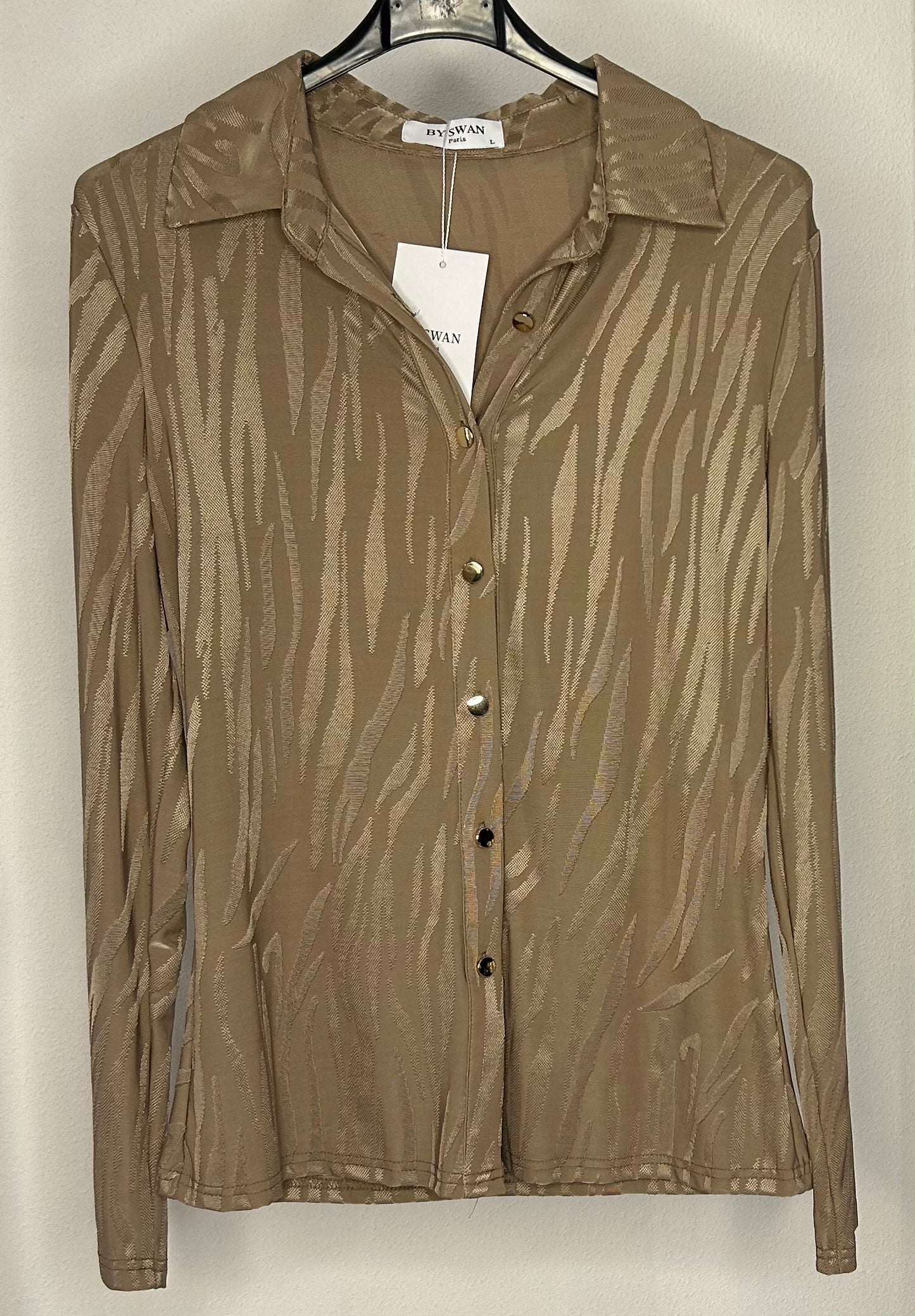 Gouden knopen blouse